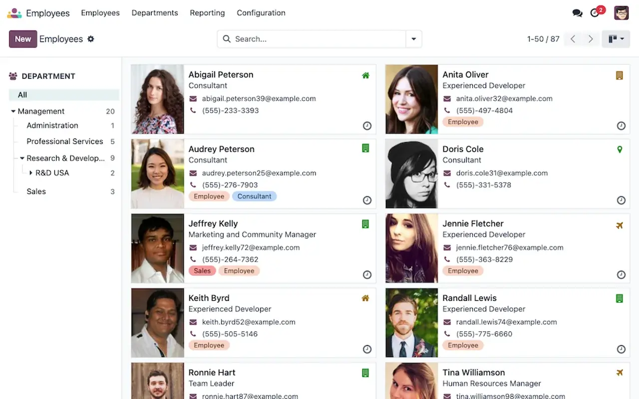 Odoo HR & Payroll