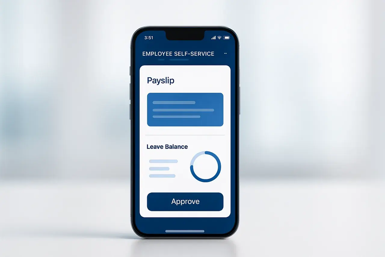 Mobile employee self-service